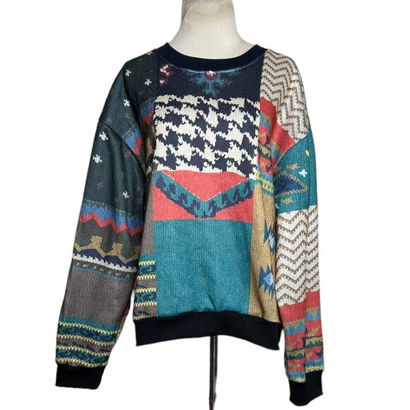 OC Order Plus patchwork sweatshirt size XL - Picture 1 of 10